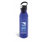 Altitude Hydrate Plastic Water Bottle - 750ml Blue